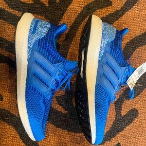 Adidas Kids Blue and White Sneakers